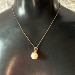 Kate Spade Gold Necklace with Pearl Pendant
